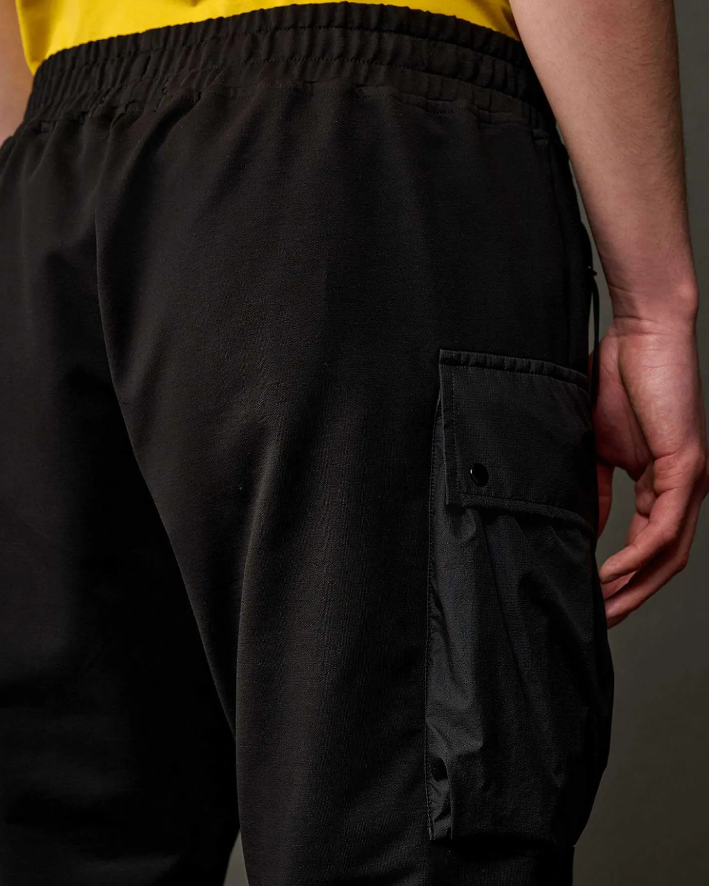 Homme C.P. Company Metropolis Series^Metropolis Series Stretch Fleece Mixed Cargo Sweatpants