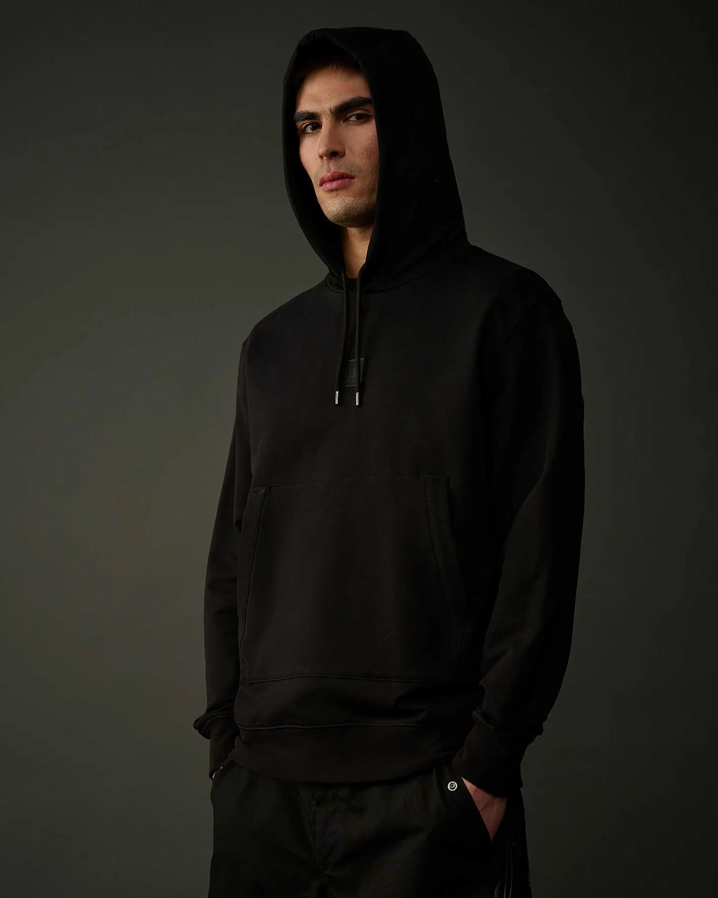 Homme C.P. Company Metropolis Series^Metropolis Series Stretch Fleece Logo Hoodie