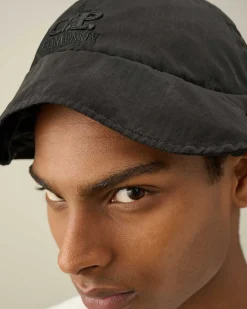 Homme C.P. Company Chapeaux^Nylon B Neck Flap Bucket Hat