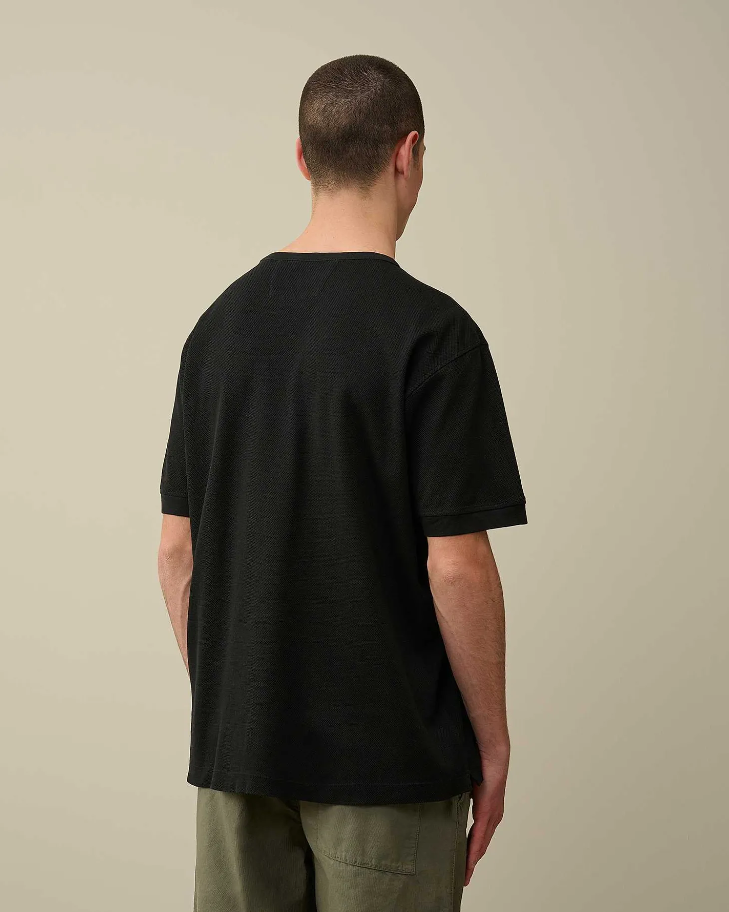 Homme C.P. Company T-Shirts Et Polos^Piquet Waffle Logo T-Shirt