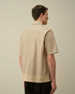 Homme C.P. Company Chemises^Popeline Baja Print Shirt
