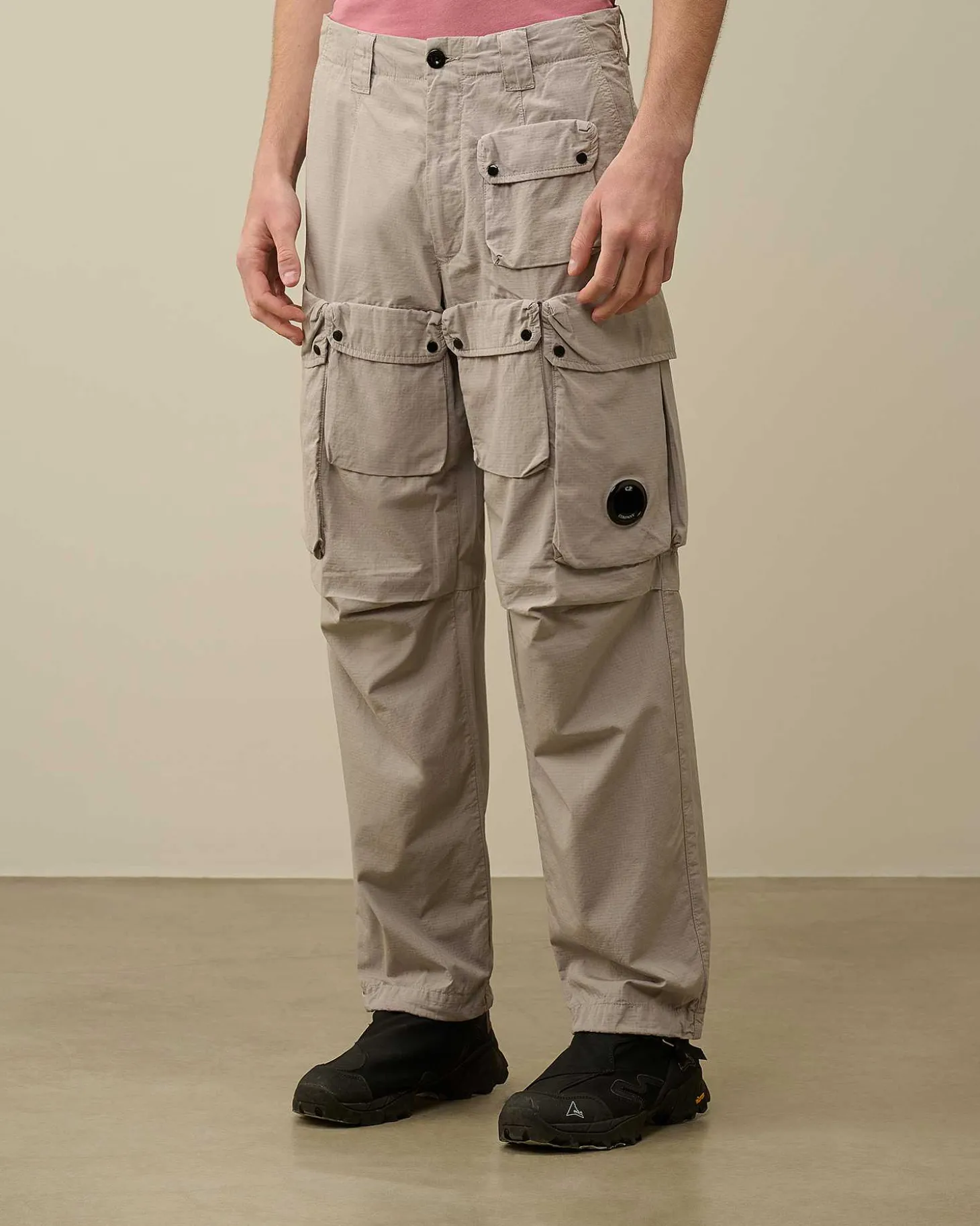 Homme C.P. Company Pantalons^Rip-Stop Loose Utility Cargo Pants