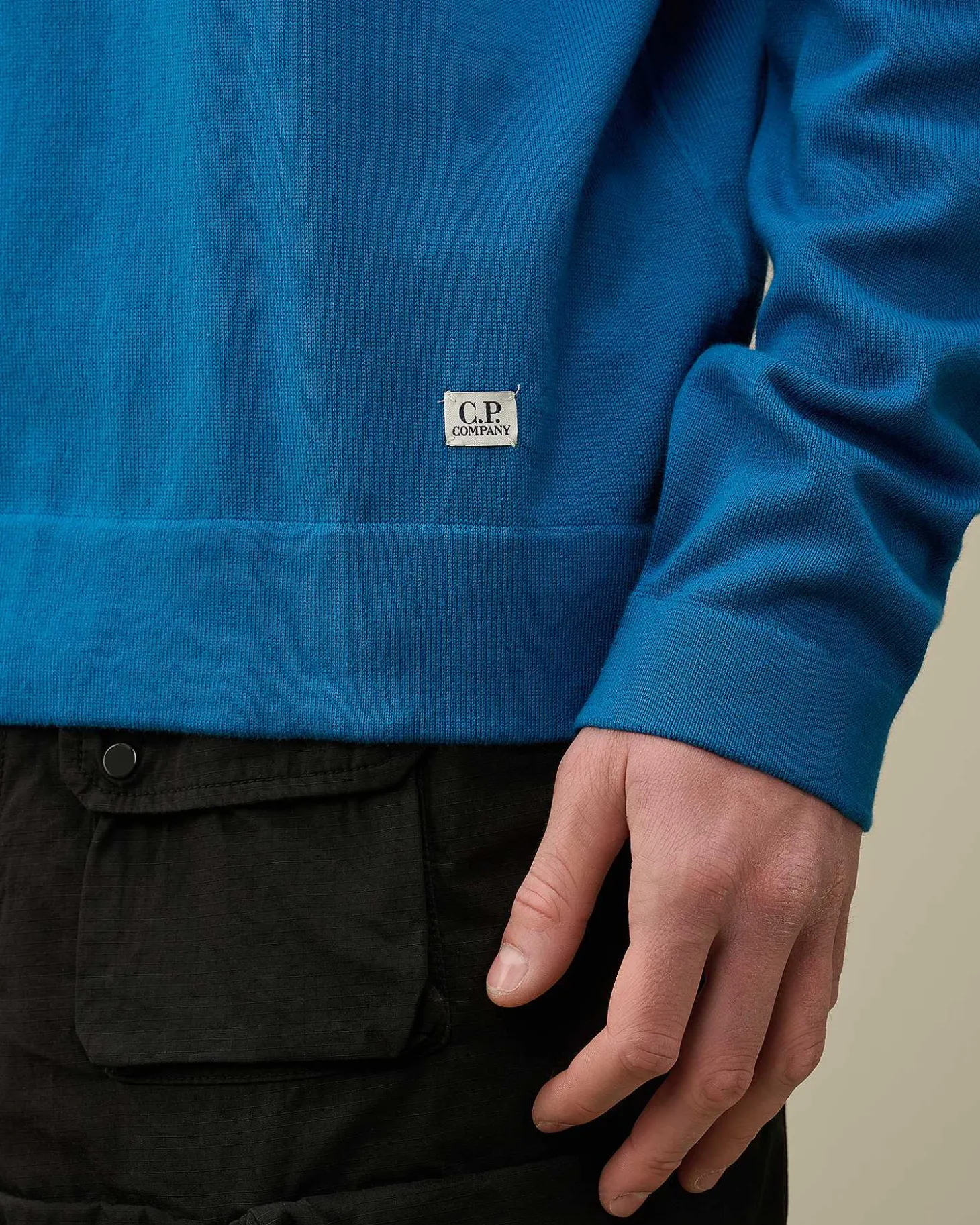Homme C.P. Company Pulls^Sea Island Logo Knit