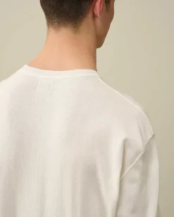 Homme C.P. Company Pulls^Sea Island Logo Knit