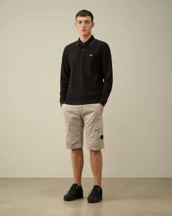 Homme C.P. Company T-Shirts Et Polos^Stretch Piquet Regular Long Sleeved Polo Shirt
