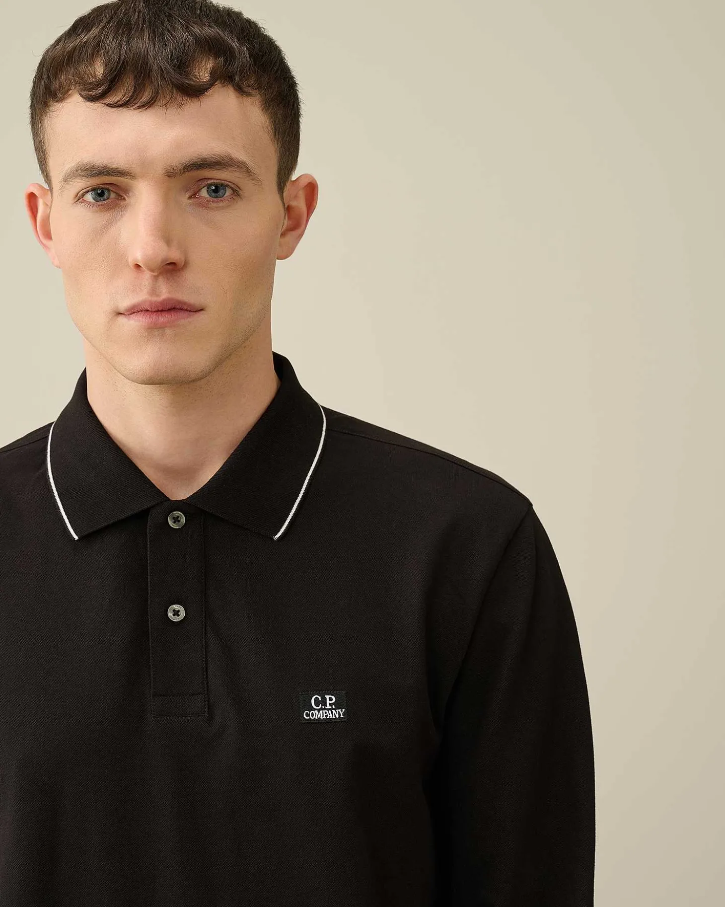 Homme C.P. Company T-Shirts Et Polos^Stretch Piquet Regular Long Sleeved Polo Shirt