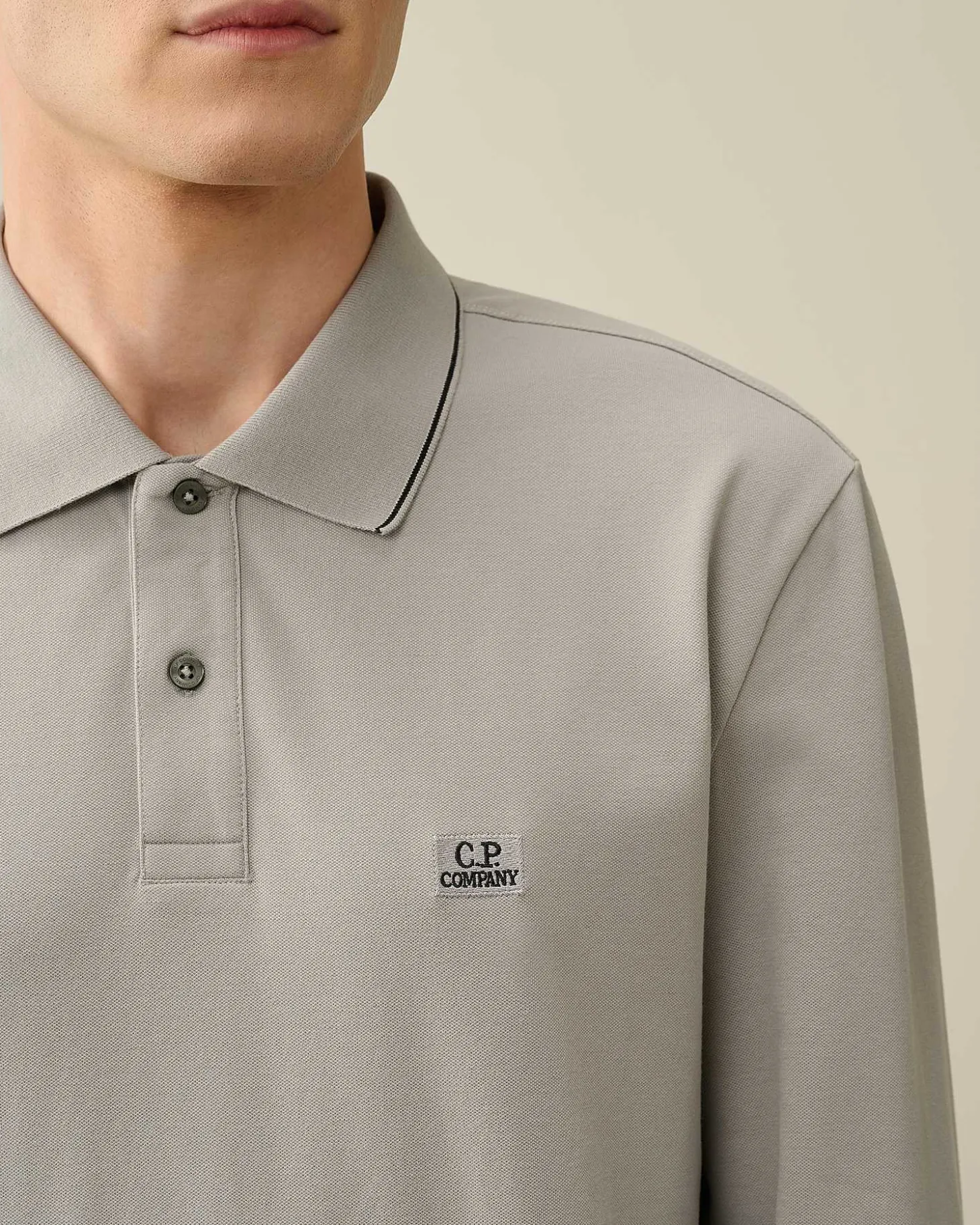 Homme C.P. Company T-Shirts Et Polos^Stretch Piquet Regular Long Sleeved Polo Shirt