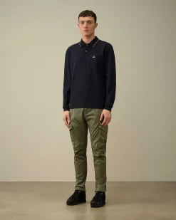 Homme C.P. Company T-Shirts Et Polos^Stretch Piquet Regular Long Sleeved Polo Shirt