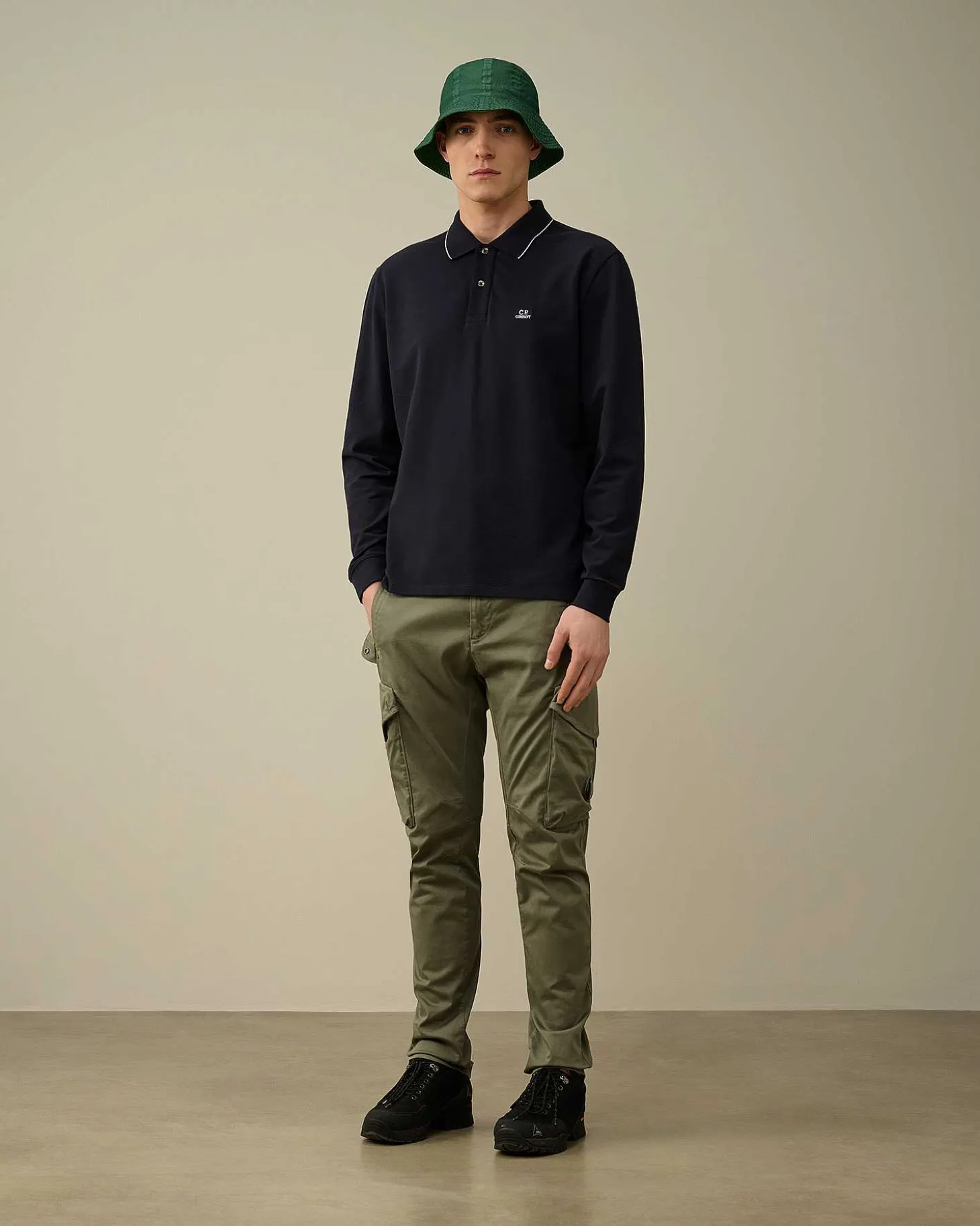 Homme C.P. Company T-Shirts Et Polos^Stretch Piquet Regular Long Sleeved Polo Shirt
