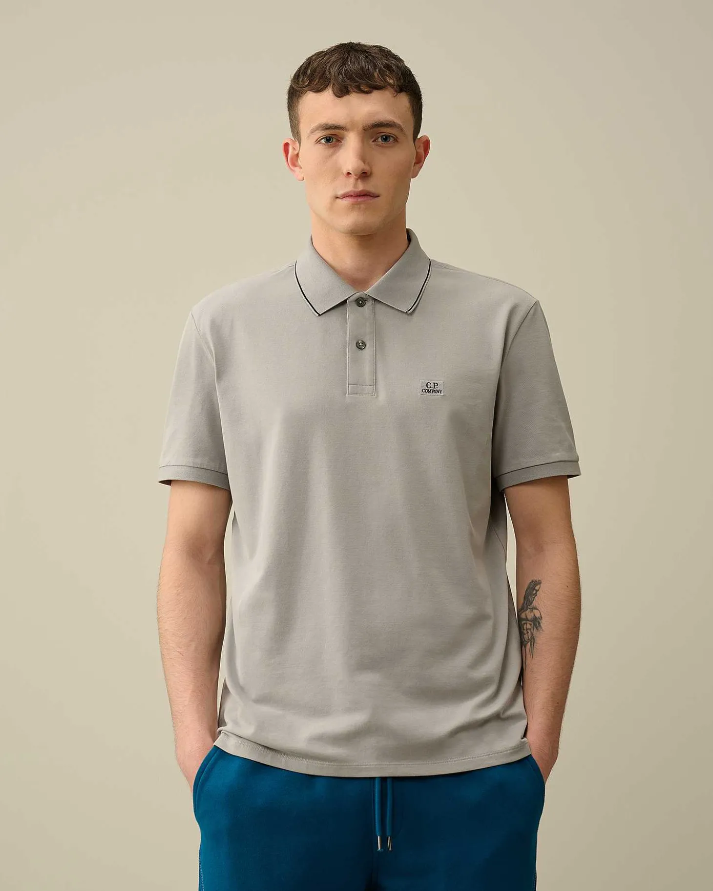 Homme C.P. Company T-Shirts Et Polos^Stretch Piquet Regular Striped Collar Polo Shirt
