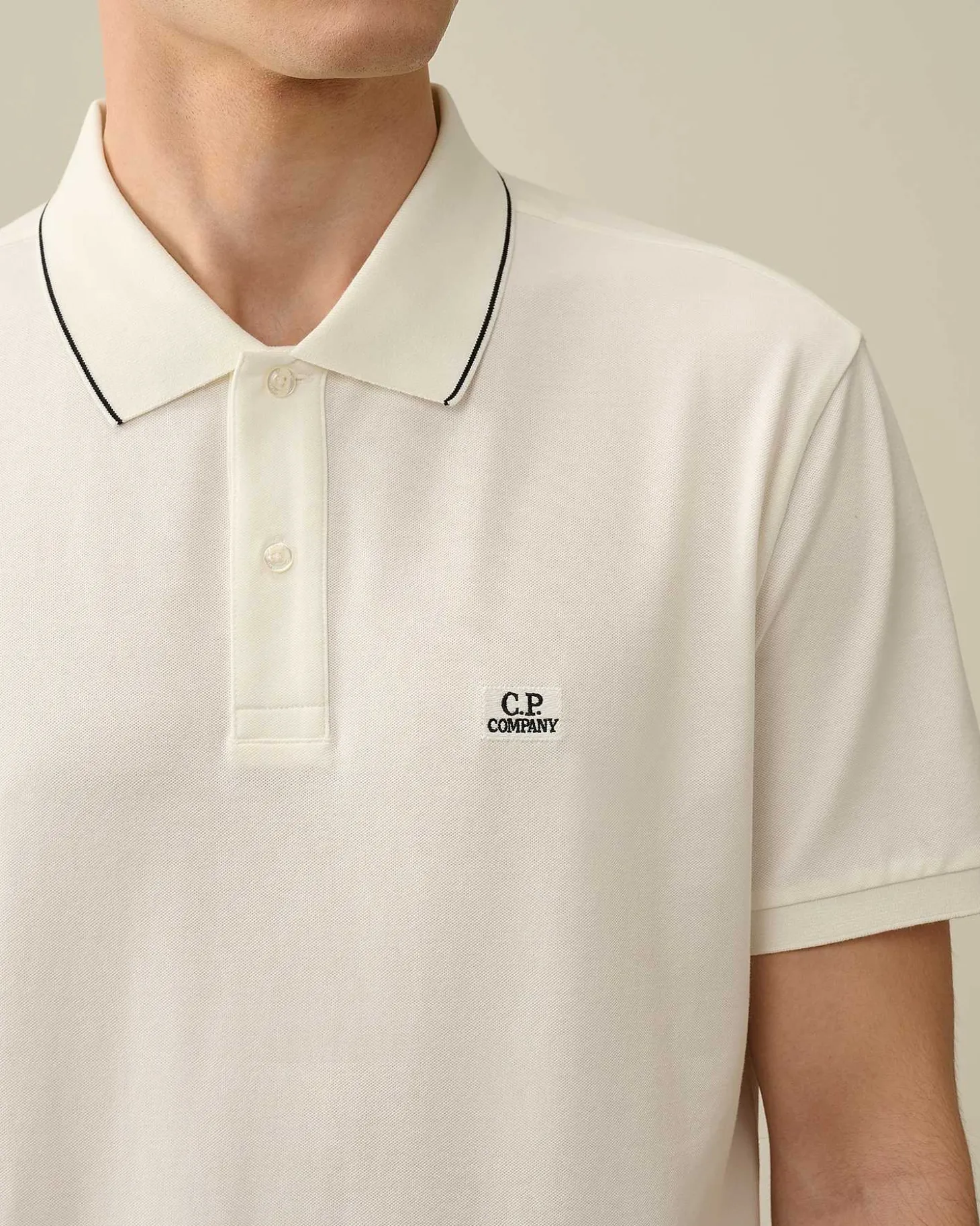 Homme C.P. Company T-Shirts Et Polos^Stretch Piquet Regular Striped Collar Polo Shirt