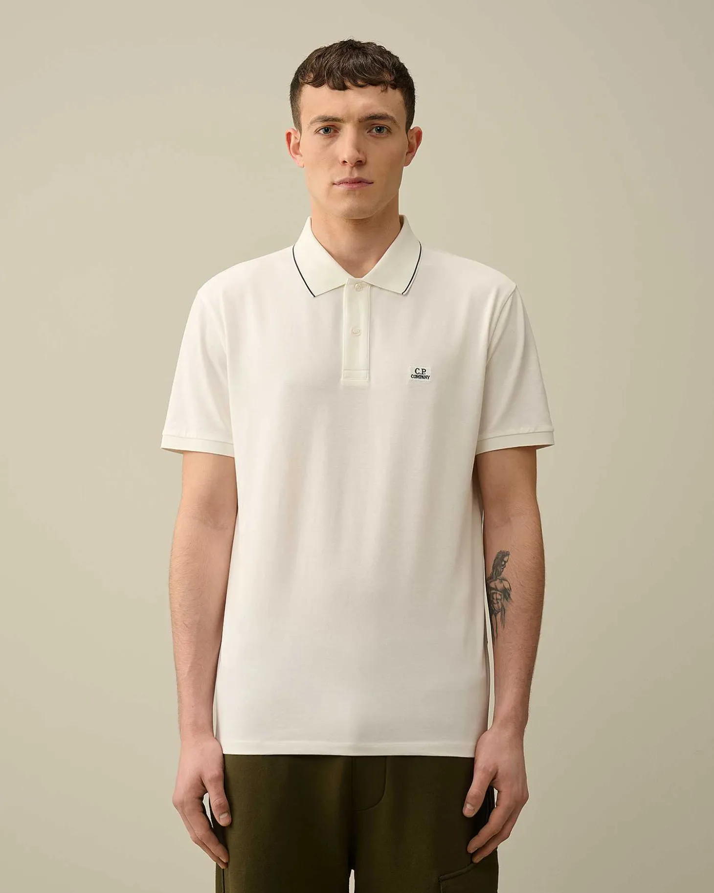 Homme C.P. Company T-Shirts Et Polos^Stretch Piquet Regular Striped Collar Polo Shirt