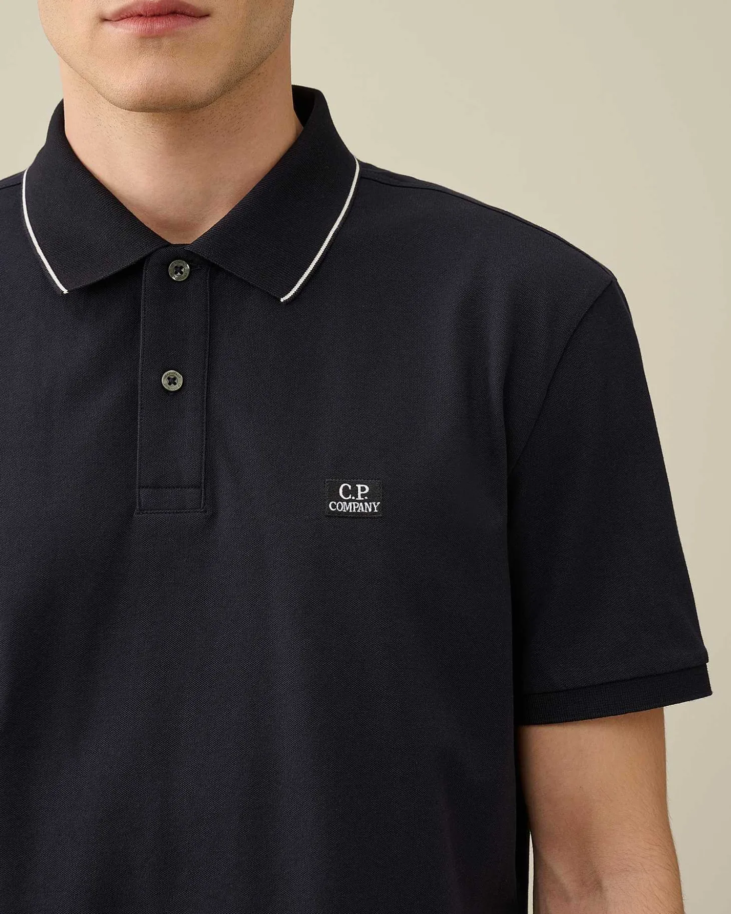 Homme C.P. Company T-Shirts Et Polos^Stretch Piquet Regular Striped Collar Polo Shirt
