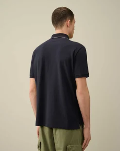 Homme C.P. Company T-Shirts Et Polos^Stretch Piquet Regular Striped Collar Polo Shirt