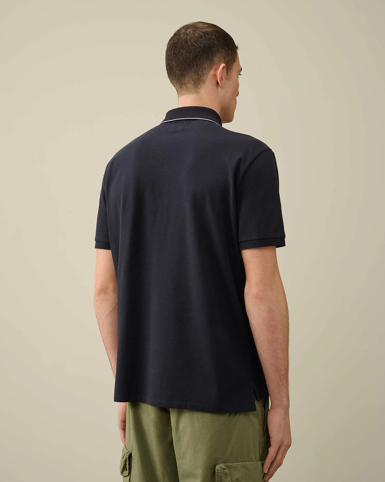 Homme C.P. Company T-Shirts Et Polos^Stretch Piquet Regular Striped Collar Polo Shirt