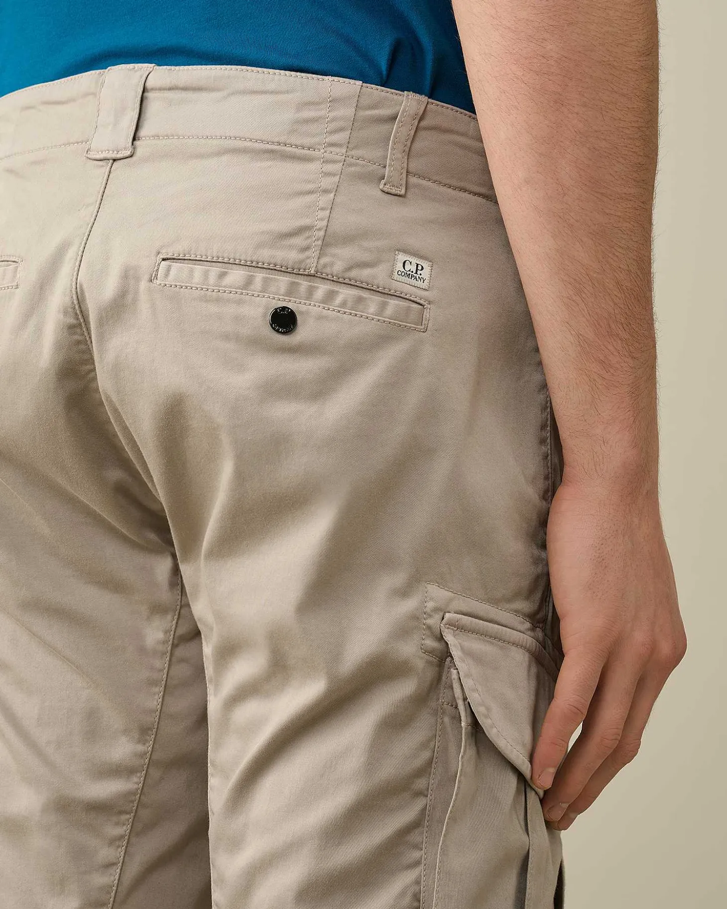 Homme C.P. Company Survêtements Et Shorts^Stretch Sateen Cargo Shorts
