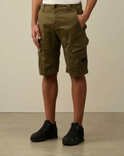 Homme C.P. Company Survêtements Et Shorts^Stretch Sateen Cargo Shorts