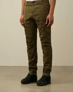 Homme C.P. Company Pantalons^Stretch Sateen Ergonomic Lens Cargo Pants