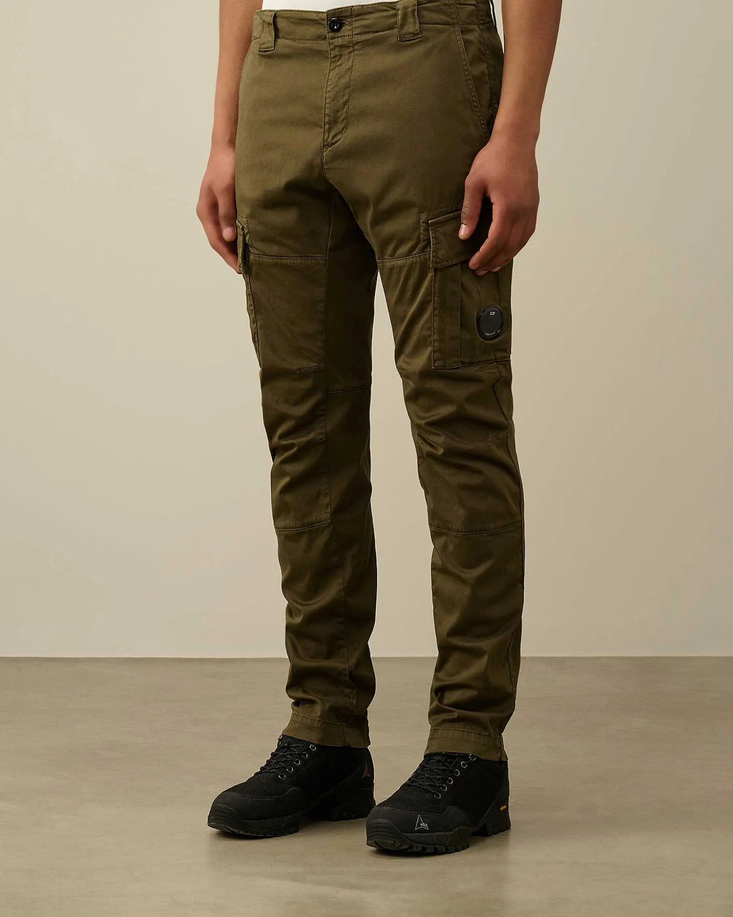 Homme C.P. Company Pantalons^Stretch Sateen Ergonomic Lens Cargo Pants
