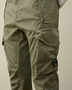 Homme C.P. Company Pantalons^Stretch Sateen Ergonomic Lens Utility Pants