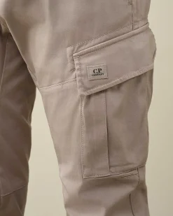 Homme C.P. Company Pantalons^Stretch Sateen Ergonomic Logo Cargo Pants