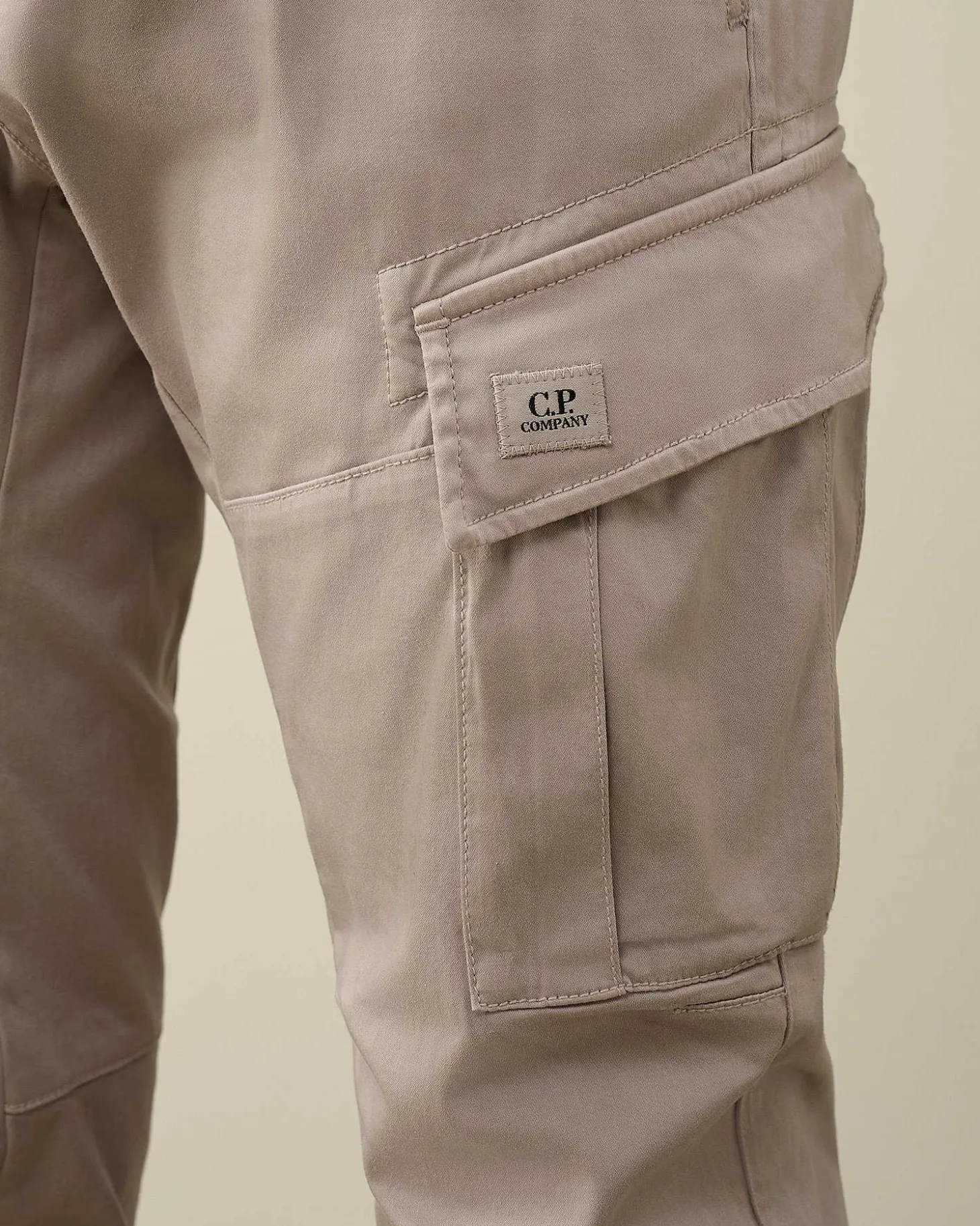 Homme C.P. Company Pantalons^Stretch Sateen Ergonomic Logo Cargo Pants