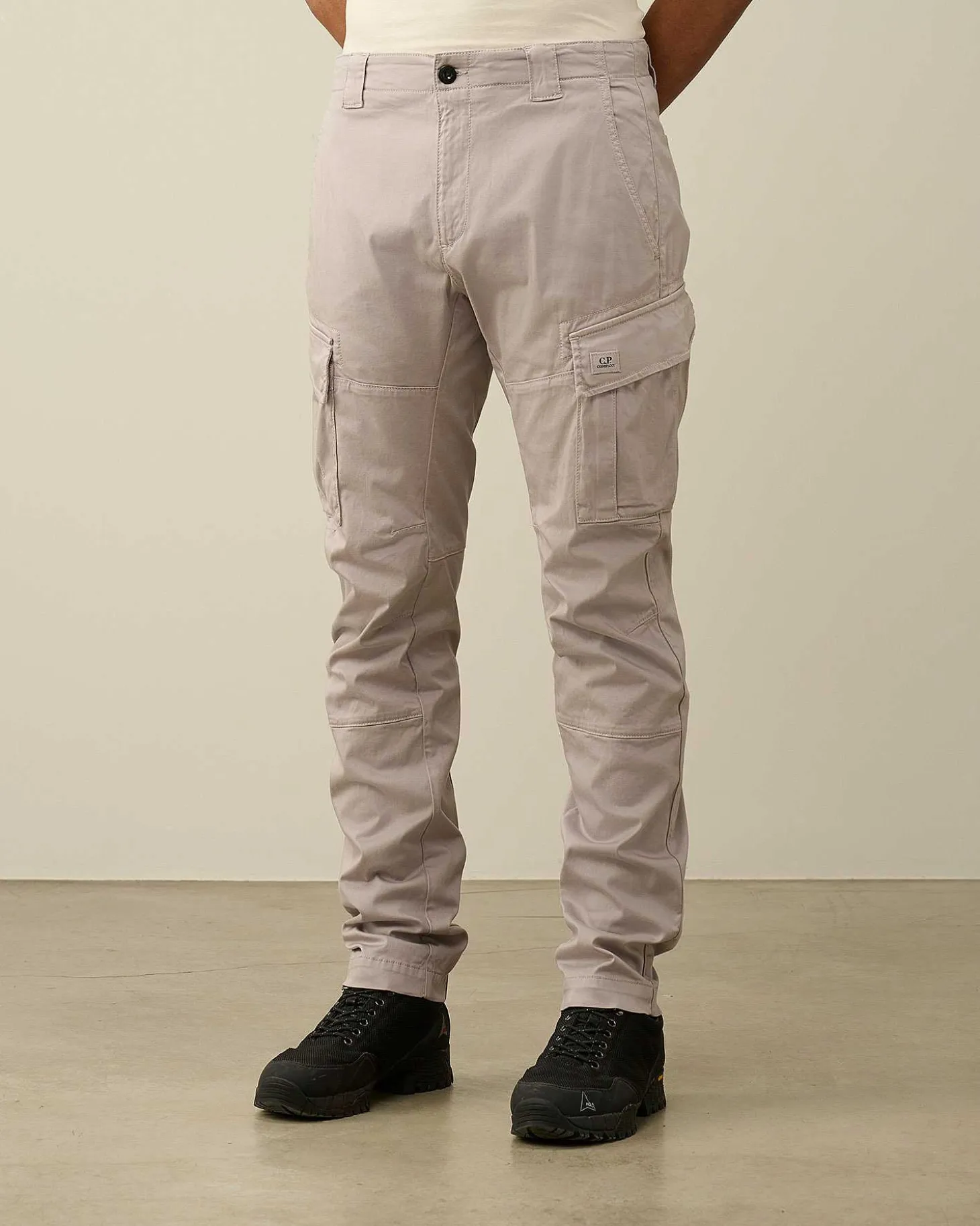 Homme C.P. Company Pantalons^Stretch Sateen Ergonomic Logo Cargo Pants
