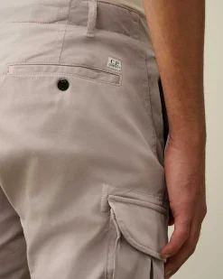 Homme C.P. Company Pantalons^Stretch Sateen Ergonomic Logo Cargo Pants