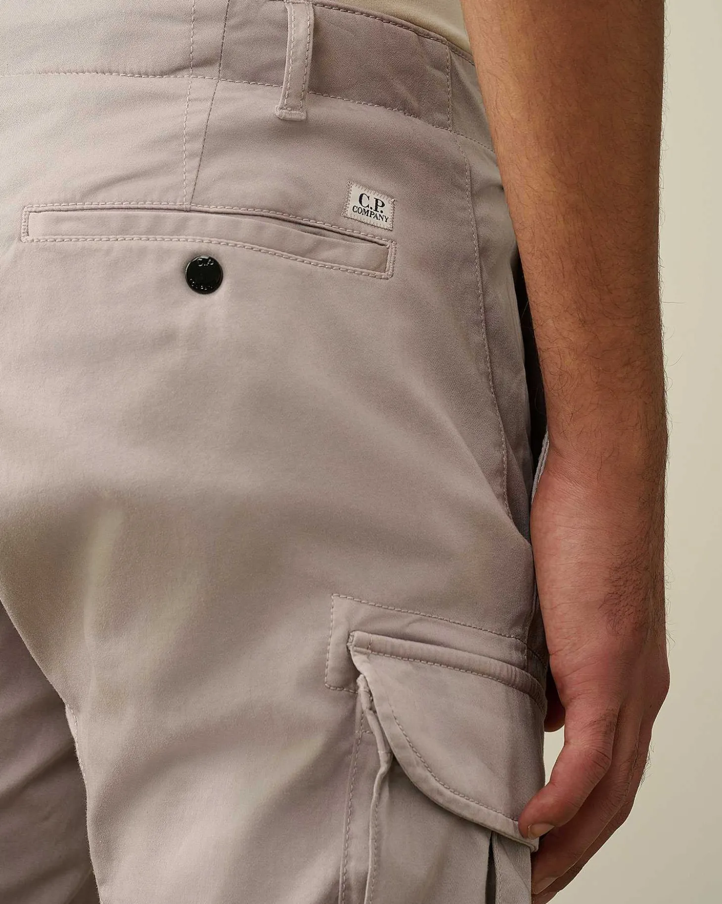 Homme C.P. Company Pantalons^Stretch Sateen Ergonomic Logo Cargo Pants