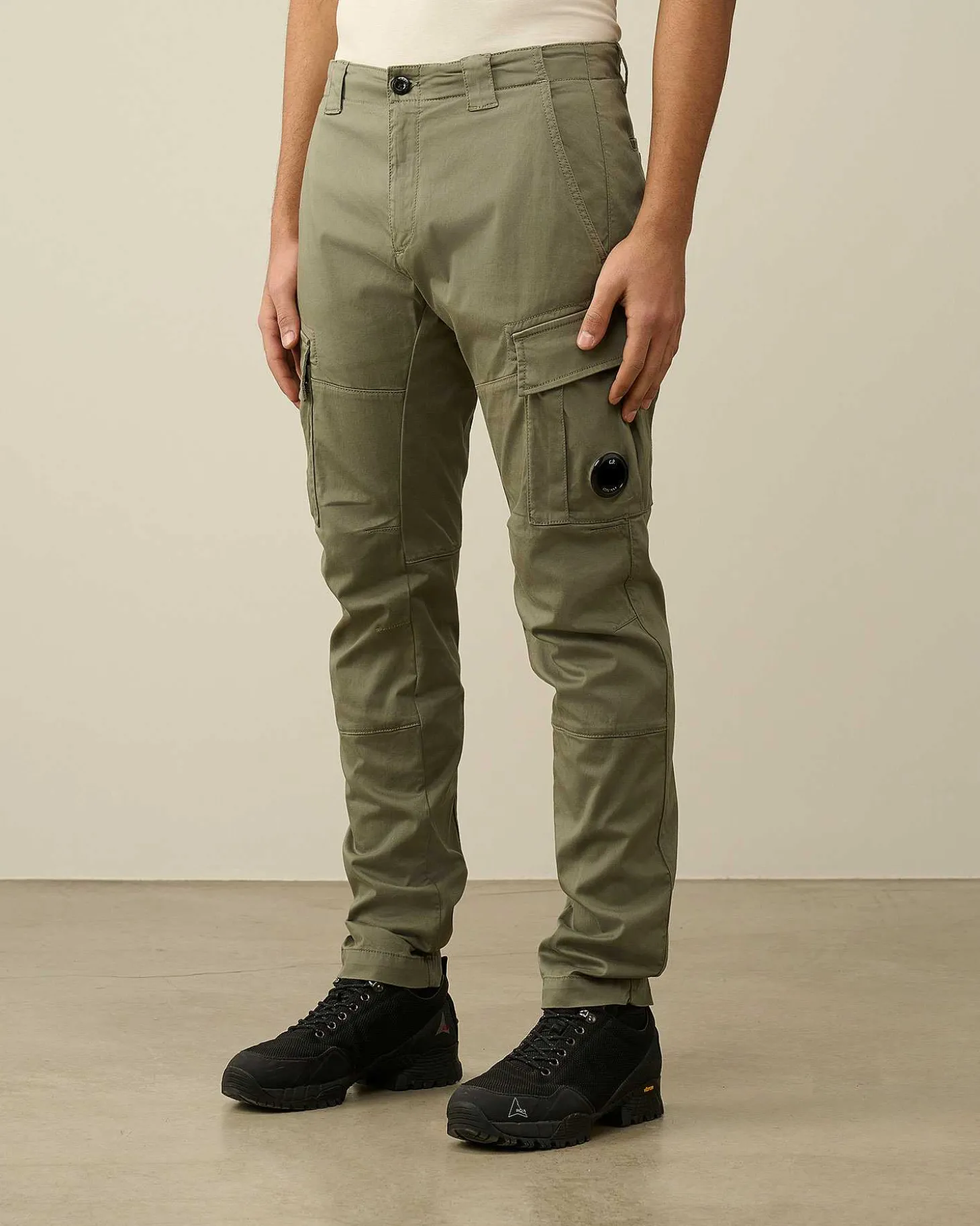 Homme C.P. Company Pantalons^Stretch Sateen Ergonomic Lens Cargo Pants