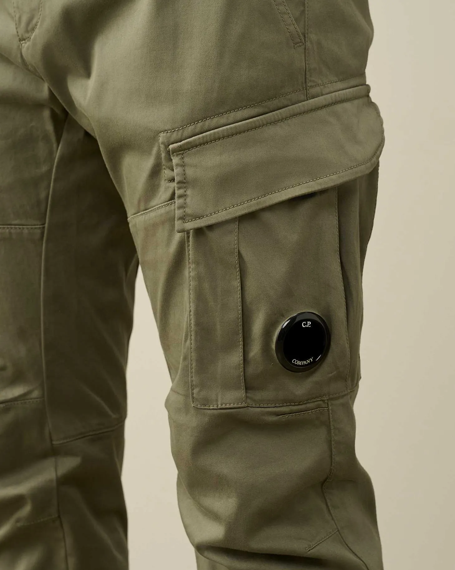 Homme C.P. Company Pantalons^Stretch Sateen Ergonomic Lens Cargo Pants