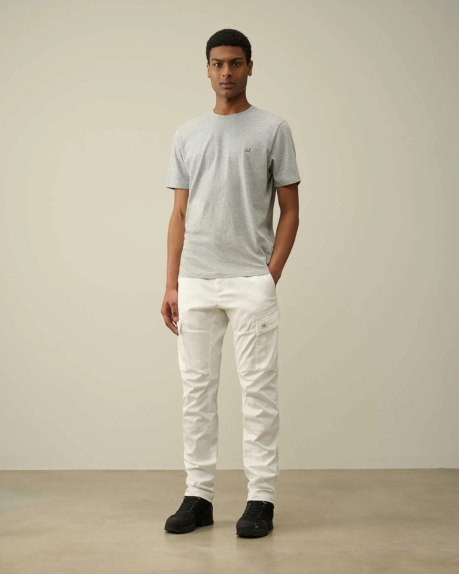 Homme C.P. Company Pantalons^Stretch Sateen Ergonomic Logo Cargo Pants