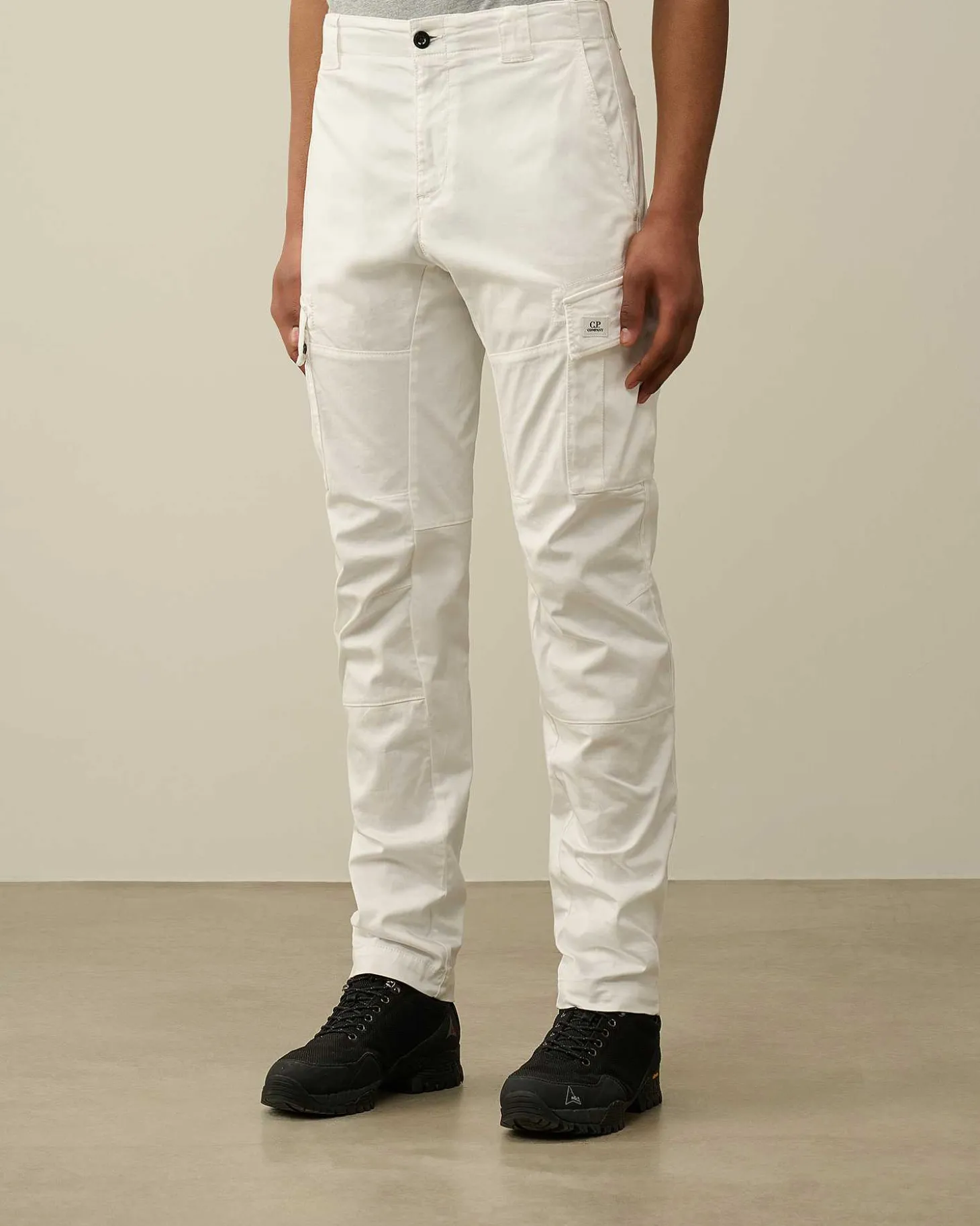 Homme C.P. Company Pantalons^Stretch Sateen Ergonomic Logo Cargo Pants