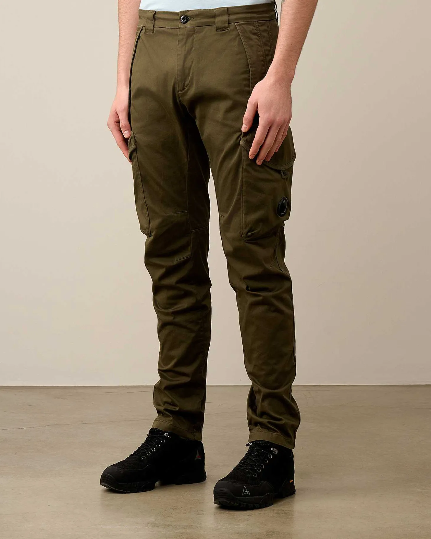 Homme C.P. Company Pantalons^Stretch Sateen Ergonomic Lens Utility Pants