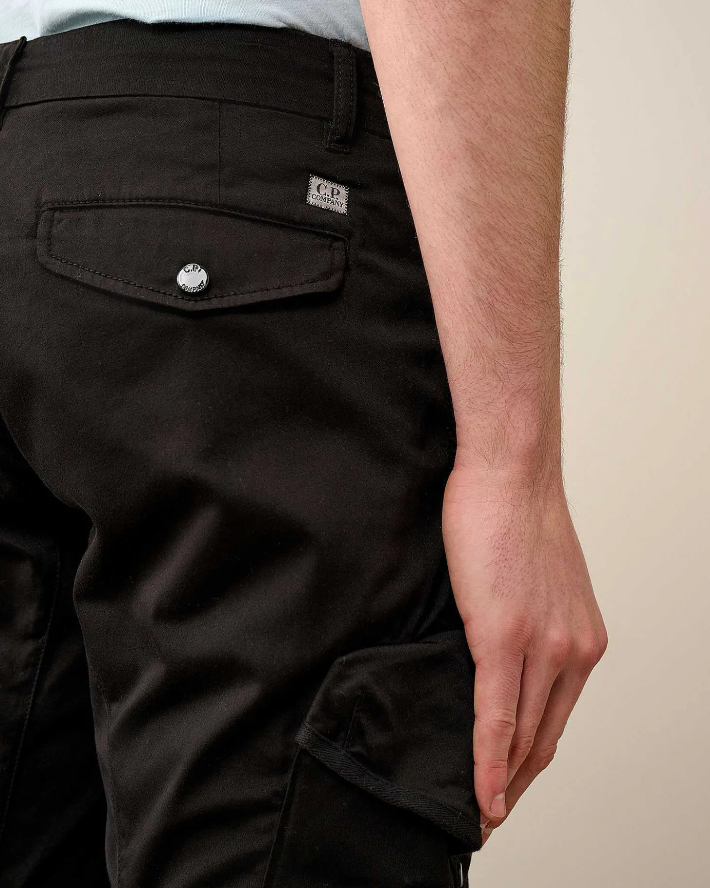 Homme C.P. Company Pantalons^Stretch Sateen Ergonomic Lens Utility Pants