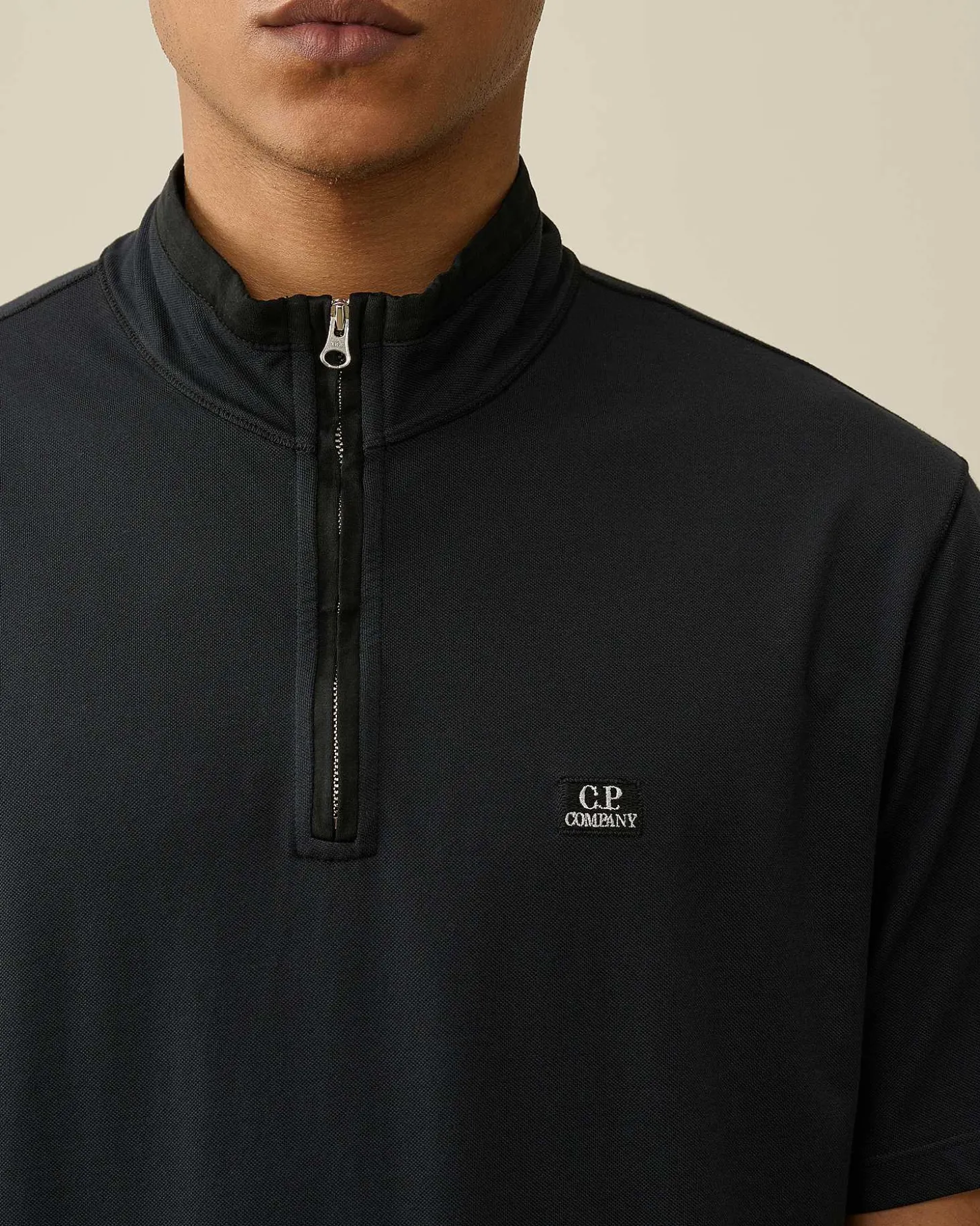 Homme C.P. Company T-Shirts Et Polos^Tacting Piquet Zipped Polo Shirt