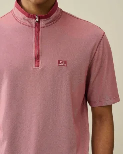 Homme C.P. Company T-Shirts Et Polos^Tacting Piquet Zipped Polo Shirt