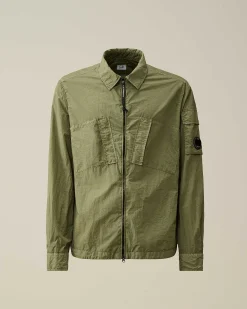 Homme C.P. Company Chemises^Taylon L Zipped Shirt