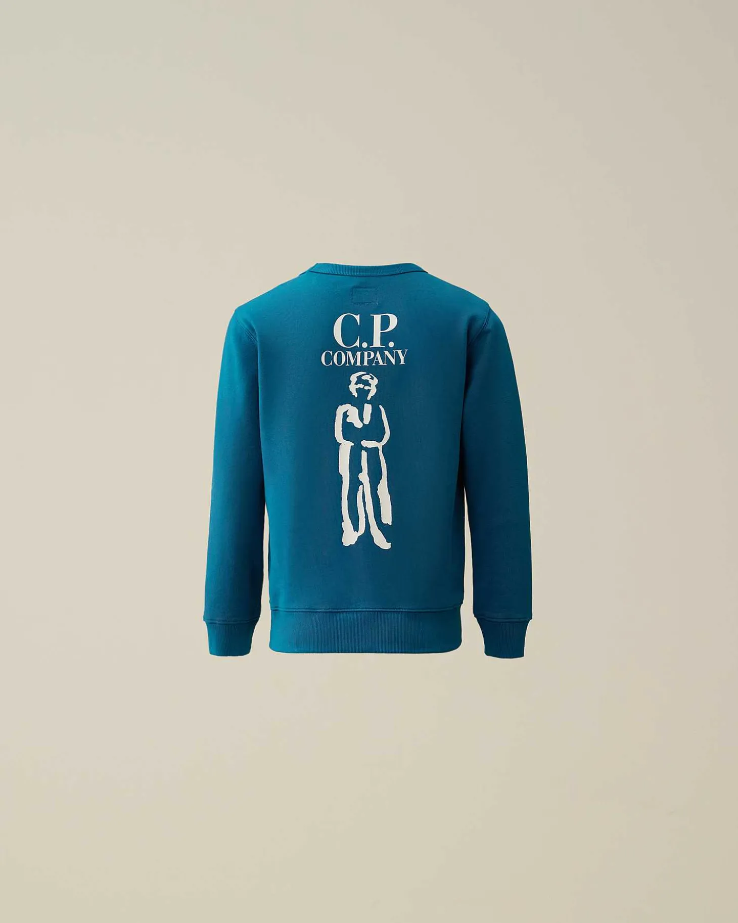 Kids C.P. Company Vêtements 2-3 Ans^U16 Basic Fleece Logo Sweatshirt