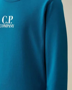 Kids C.P. Company Vêtements 2-3 Ans^U16 Basic Fleece Logo Sweatshirt