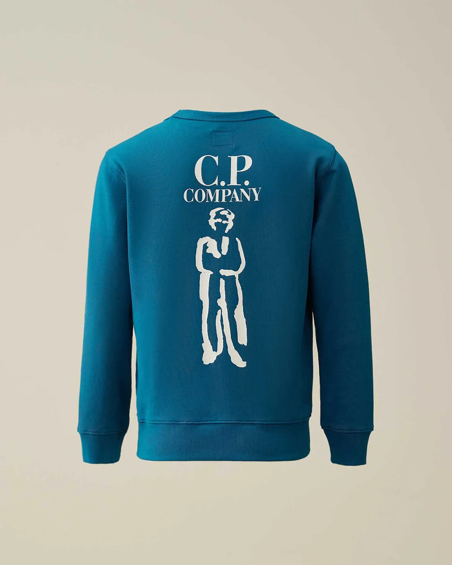 Kids C.P. Company Vêtements 10-14 Ans^U16 Basic Fleece Logo Sweatshirt