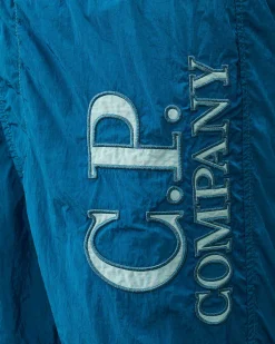 Kids C.P. Company Vêtements 4-8 Ans^U16 Chrome-R Logo Print Swim Shorts