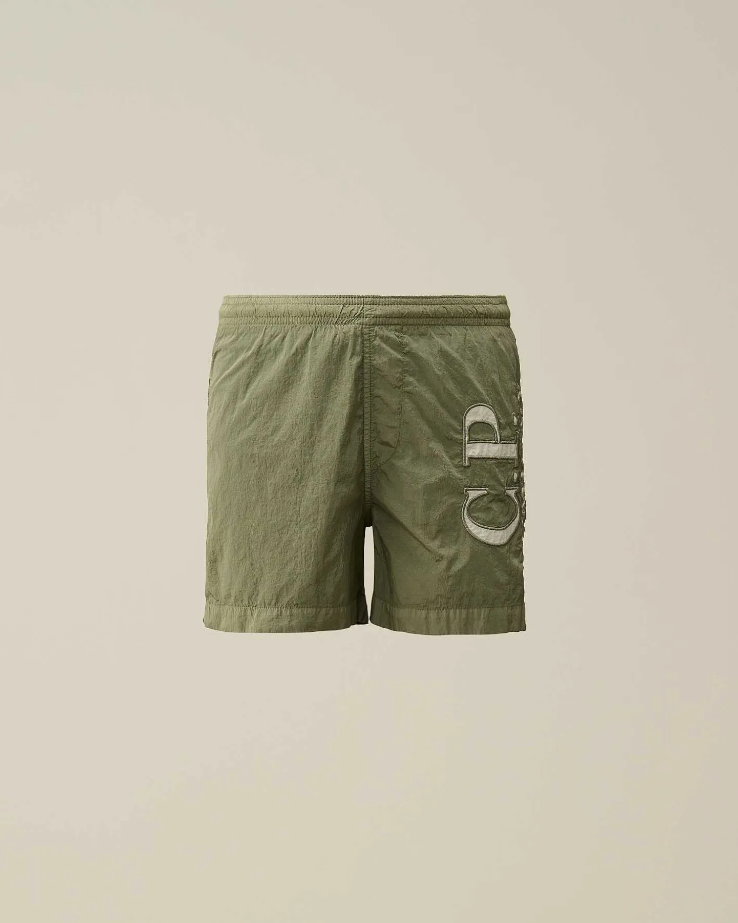 Kids C.P. Company Vêtements 4-8 Ans^U16 Chrome-R Logo Print Swim Shorts