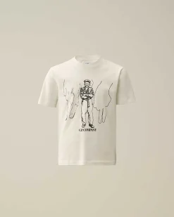 Kids C.P. Company Vêtements 4-8 Ans^U16 Cotton Jersey 30/1 British Sailor T-Shirt