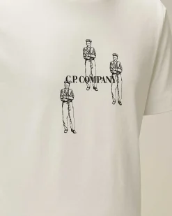 Kids C.P. Company Vêtements 10-14 Ans^U16 Cotton Jersey 30/1 Graphic T-Shirt