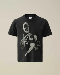 Kids C.P. Company Vêtements 10-14 Ans^U16 Cotton Jersey 30/1 Graphic T-Shirt