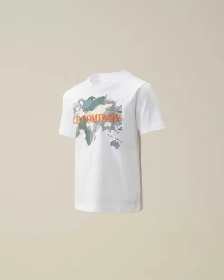 Kids C.P. Company Vêtements 4-8 Ans^U16 Cotton Jersey 30/1 Graphic T-Shirt