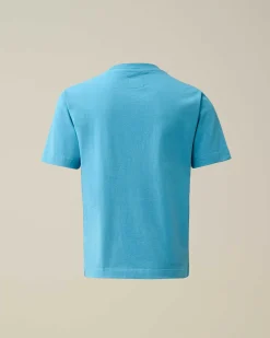 Kids C.P. Company Vêtements 10-14 Ans^U16 Cotton Jersey 30/1 Label Style Logo T-Shirt