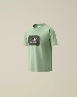 Kids C.P. Company Vêtements 4-8 Ans^U16 Cotton Jersey 30/1 Label Style Logo T-Shirt