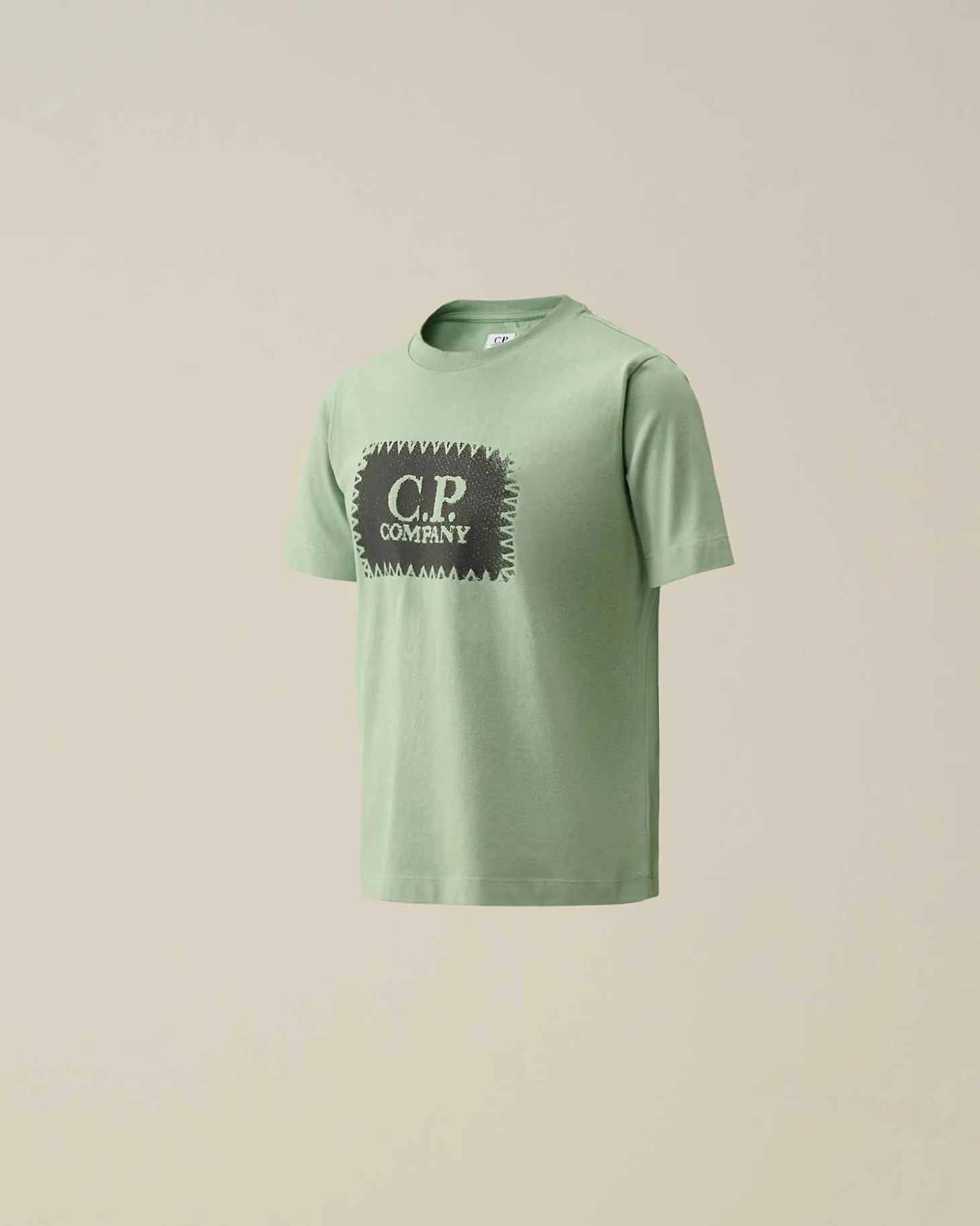 Kids C.P. Company Vêtements 4-8 Ans^U16 Cotton Jersey 30/1 Label Style Logo T-Shirt